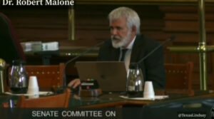 Dr Robert Malone Texas state senate hearing june 28, 2022