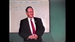 Connecting the Dots: 1991 Lecture by Don Fletcher at USC (This lecture ruined his life and put him in prison)