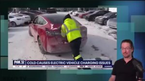 LOL! EV MORONS COPING WITH FREEZING WEATHER, LEAVES DOZENS OF DEAD EVS STRANDED