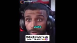 Rabbi Shmuley gets obliterated