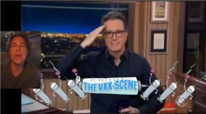 Vax-Scene: Celebrating Your Death, Stephen Colbert.
